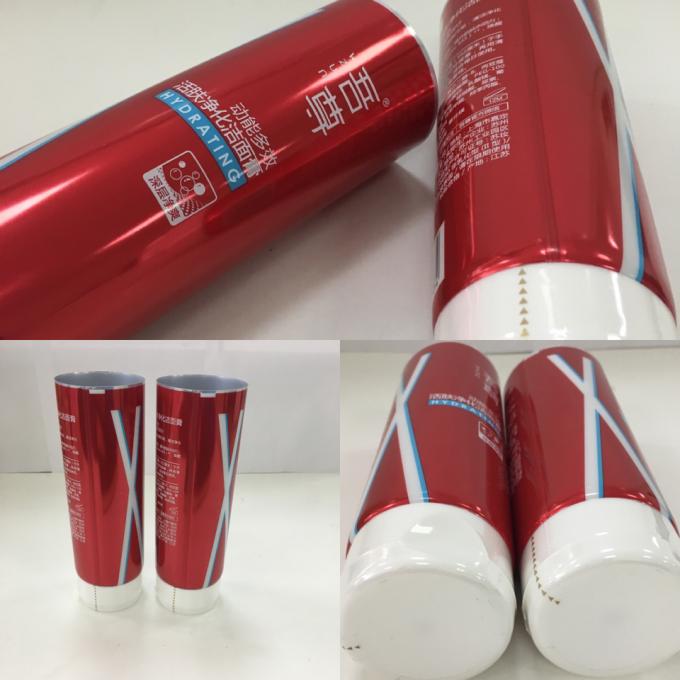 帽子のスナップと包む130mlコーティングのアルミニウム障壁によって薄板にされる化粧品の管