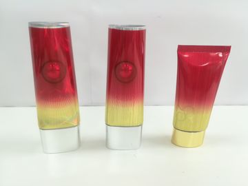 レーザー光線写真アルミニウム障壁は化粧品の楕円形の管の扁長のキャッツ・アイ3Dレンズを薄板にしました