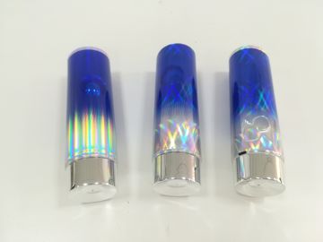 平らな金属ねじ帽子を包む円形のレーザー光線写真薄板にされた化粧品のプラスチック管
