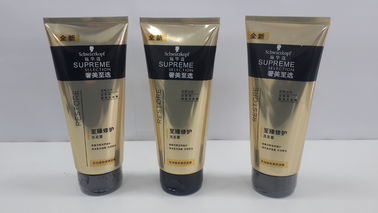 200mlコーティング アルミニウムは帽子200mlで修理された化粧品の包装の管を弾きます薄板にしました
