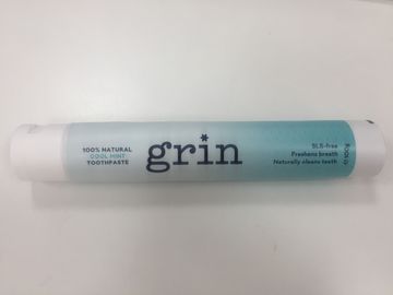 柔らかいタッチの円形100g歯磨き粉ABLはオフセット印刷を用いる管を薄板にしました