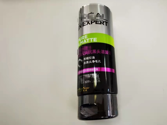 帽子のスナップが付いているDia 50*119mmのあたりの100ml CAL+の化粧品の包装の管